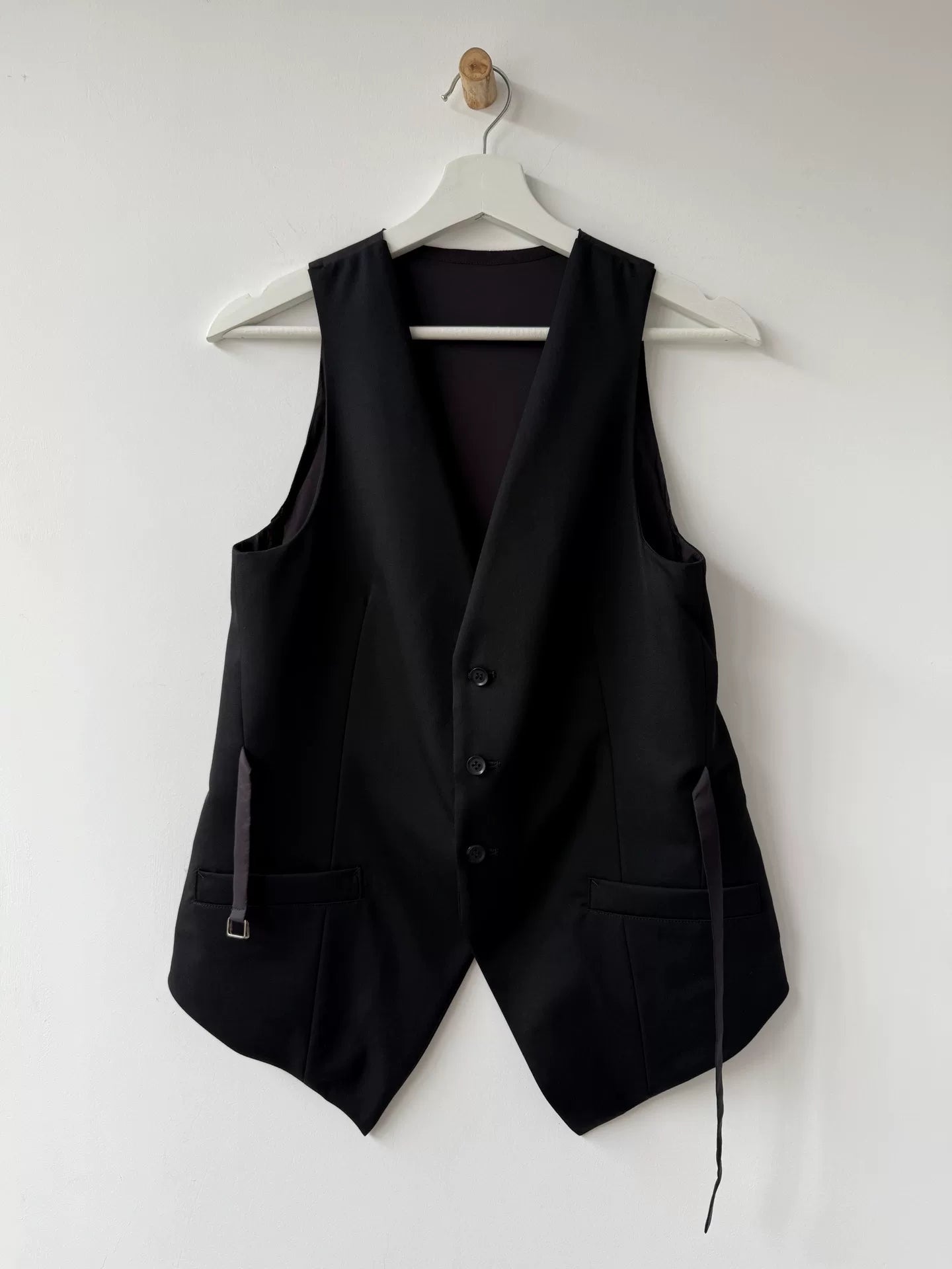 Yohji Yamamoto Y's Wool Vest with Straps