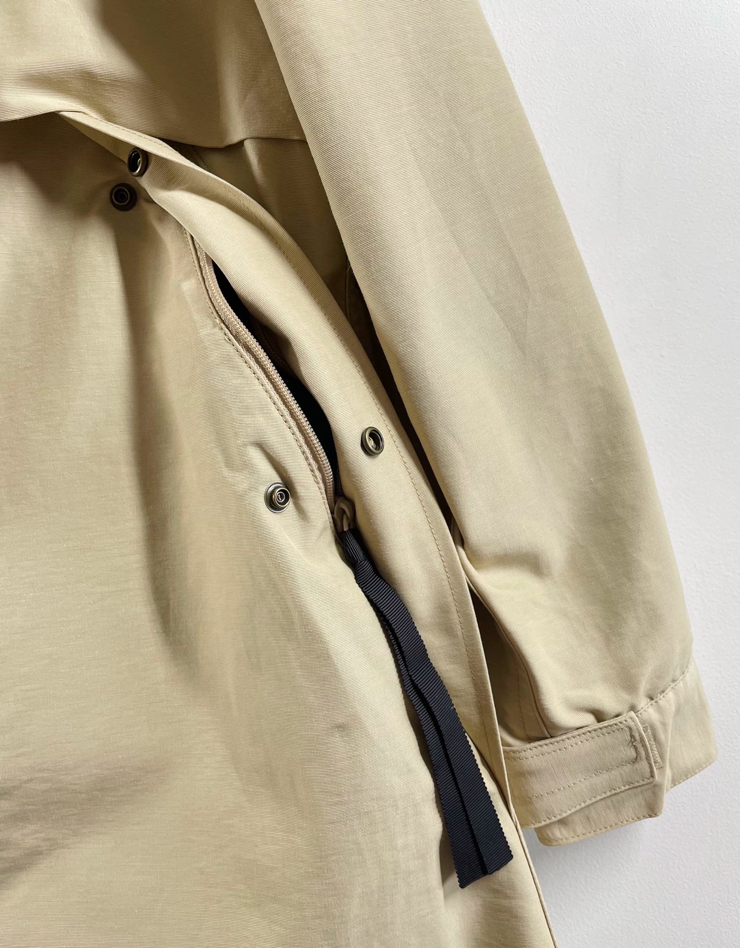 KAPITAL Hooded Trench Coat Tie-Dye Lining