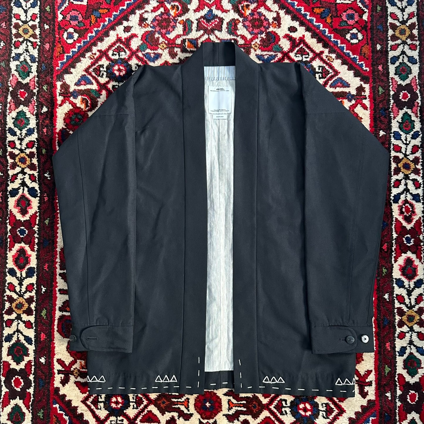 visvim sanjuro jacket wool black