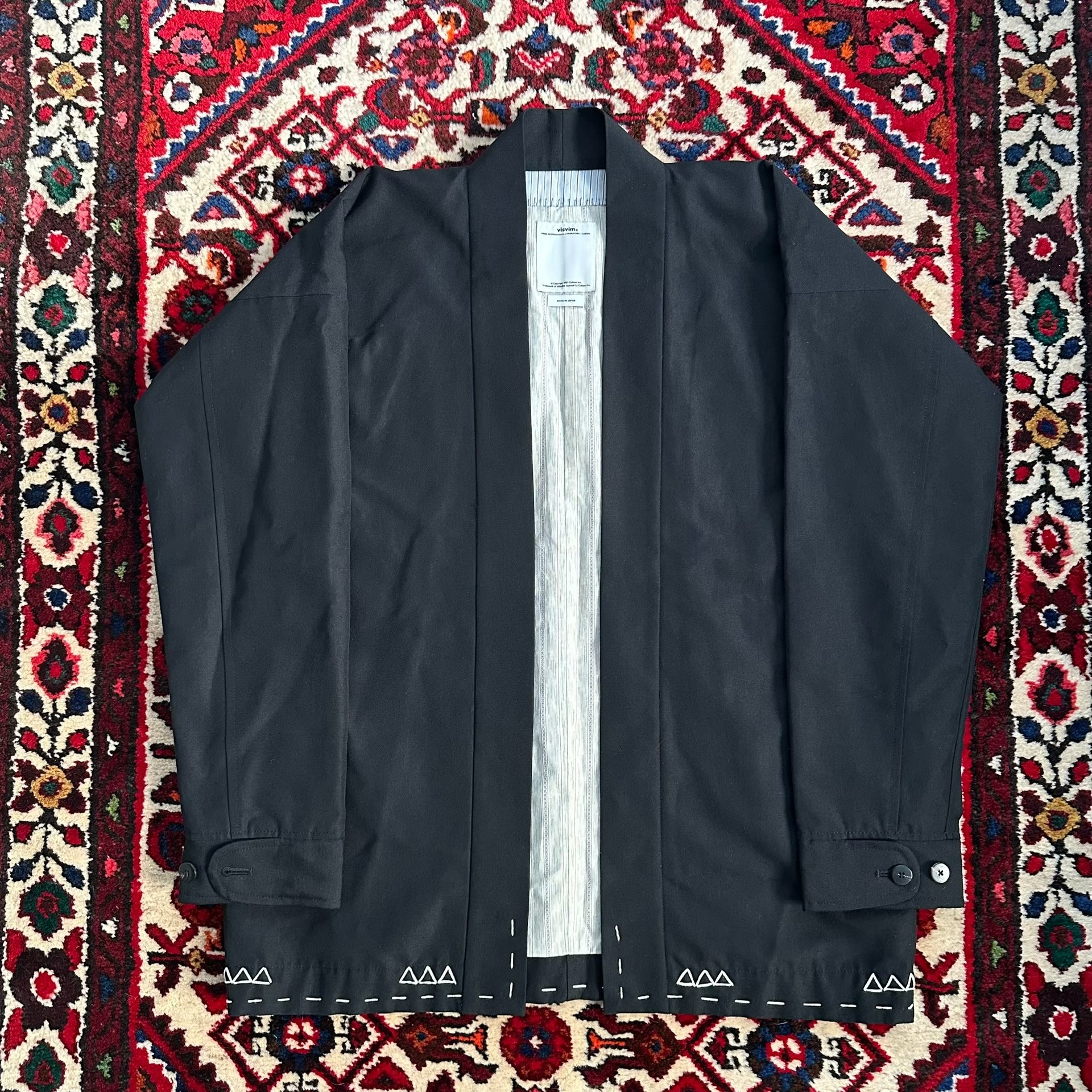 visvim sanjuro jacket wool black