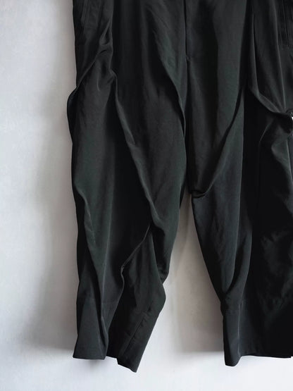 Yohji Yamamoto Irregular Pleated Trousers