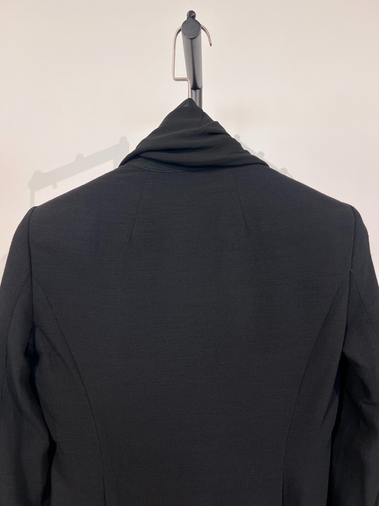 Rick Owens Wrinkled Satin Collared Blazer 46