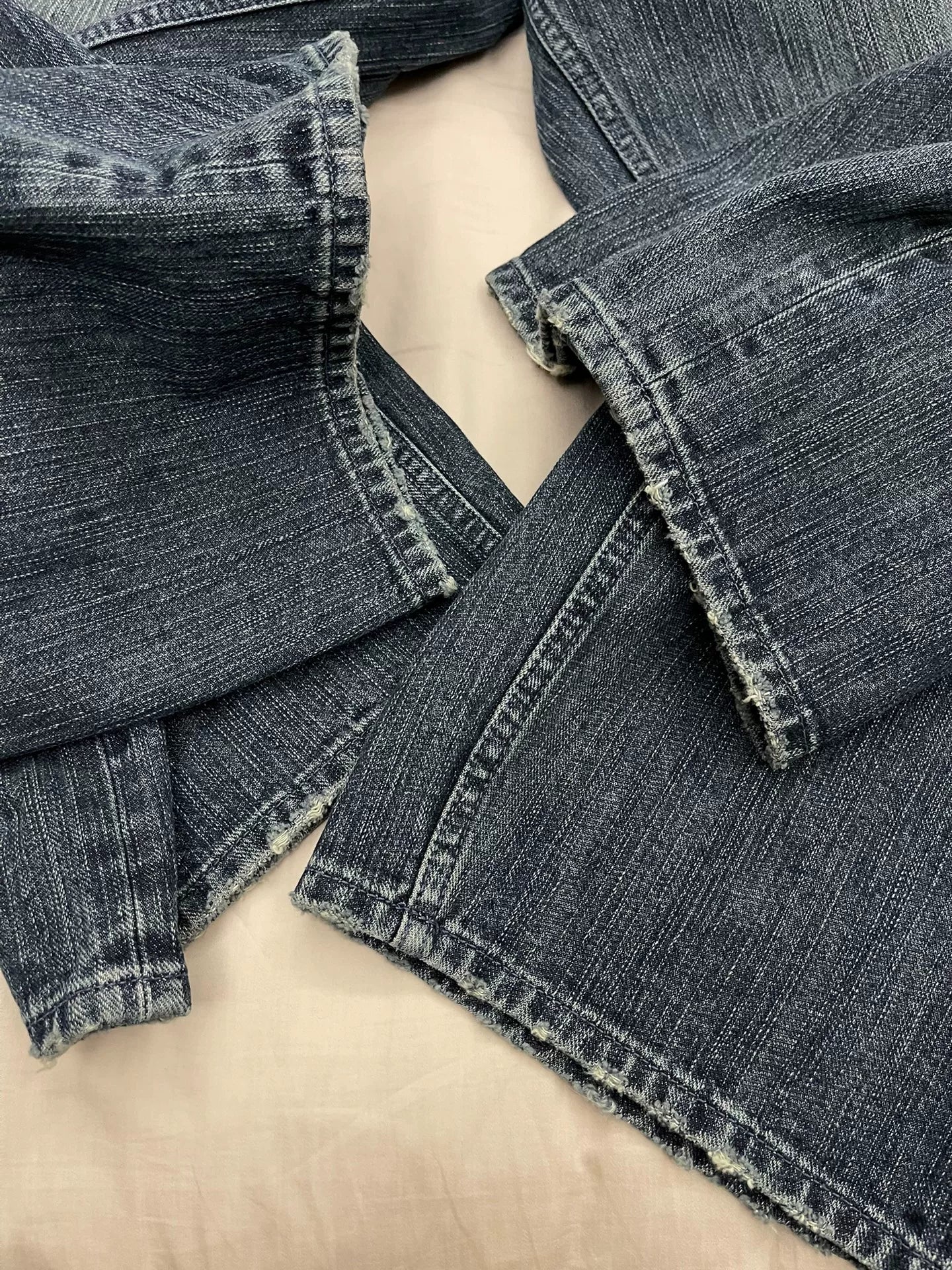 balenciaga baggy wide-leg denim pants