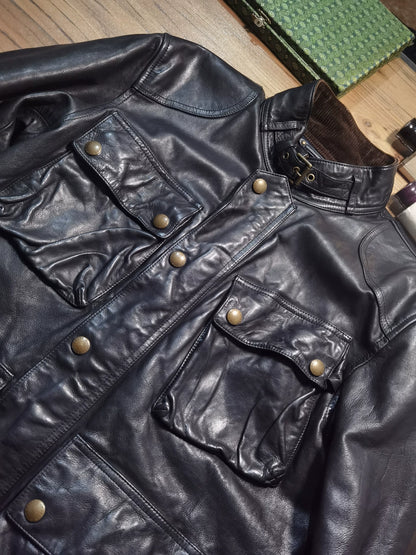 Ralph Lauren Four-Pocket Leather Field Jacket