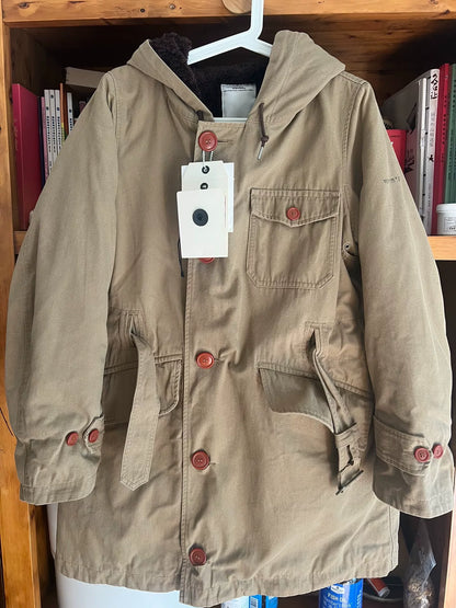 visvim 17aw admiral parka in beige