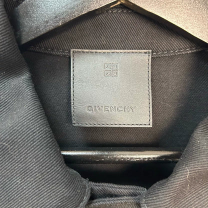Givenchy Black Coat with Logo Design