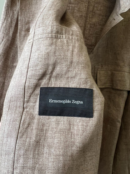 Ermenegildo Zegna Linen Overshirt Size M