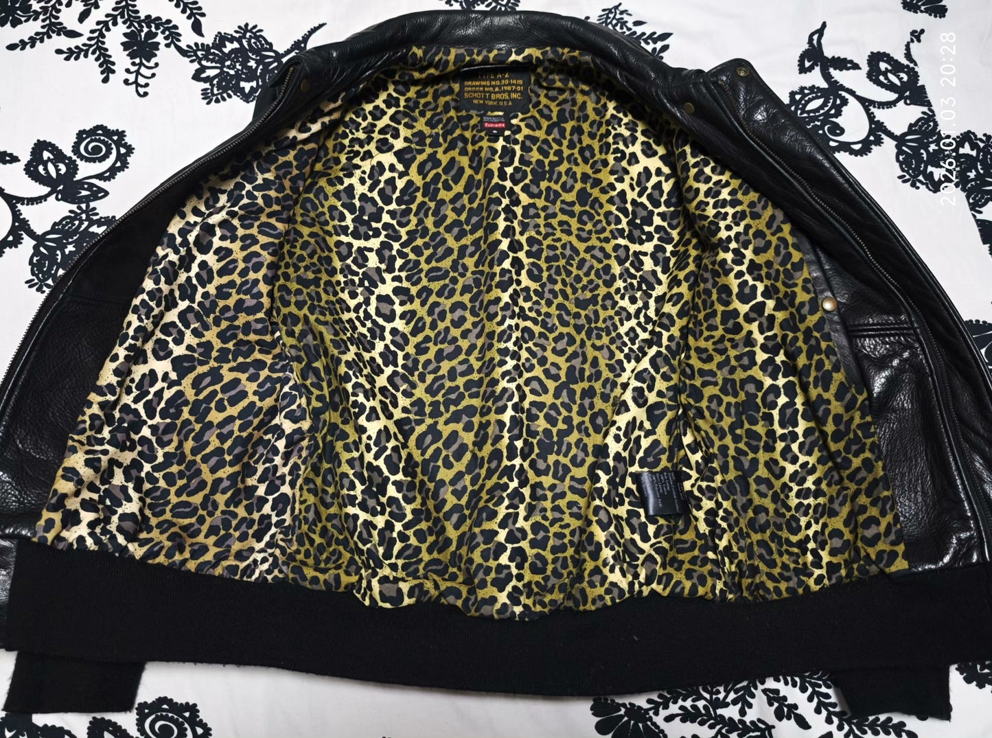Supreme x Schott A2 Leather Jacket