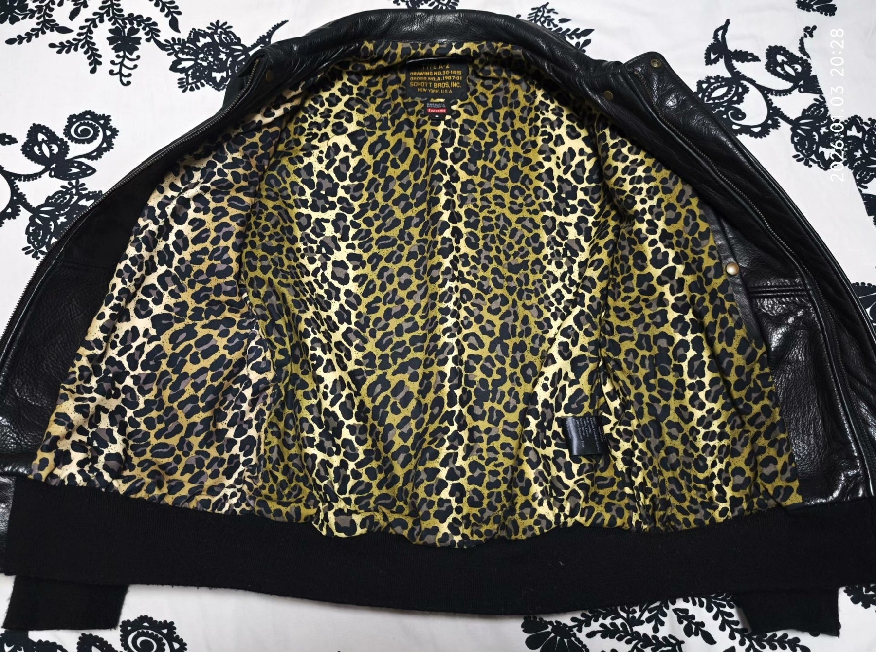 Supreme x Schott A2 Leather Jacket