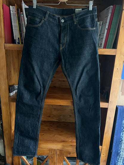 handmade italy 14.75oz blue jeans