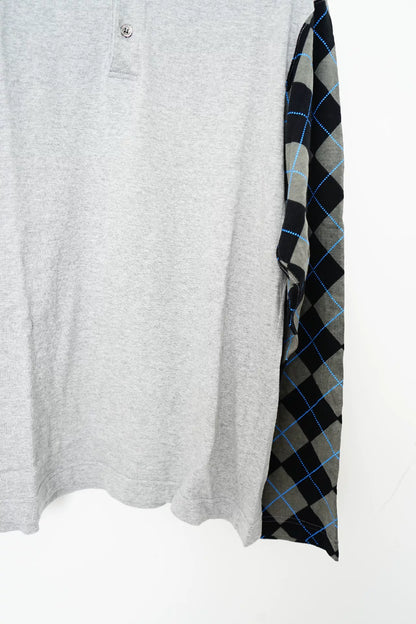 Comme des Garçons Patchwork Sleeve Long-Sleeve Top