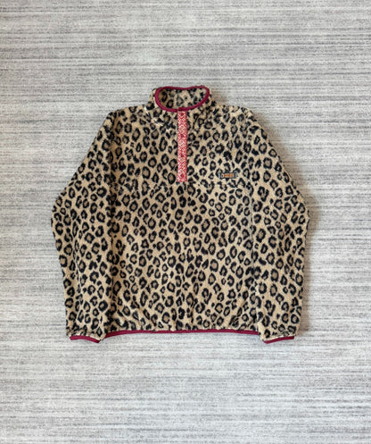 leopard fleece blouson jacket by kapital