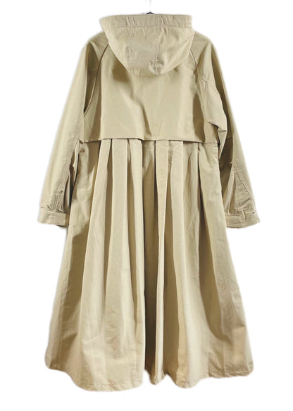 KAPITAL Hooded Trench Coat Tie-Dye Lining