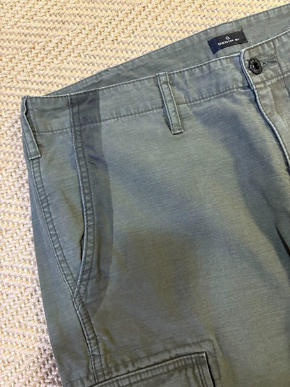 denim cargo pants by vanquish & fragment