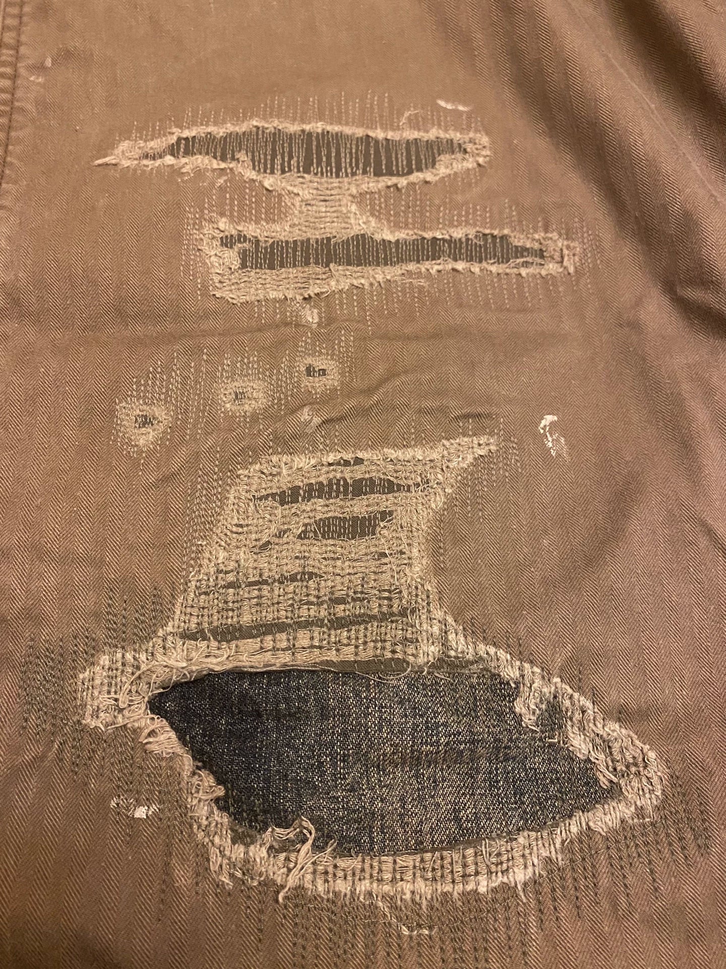 Distressed Double RL RRL Cargo Pants