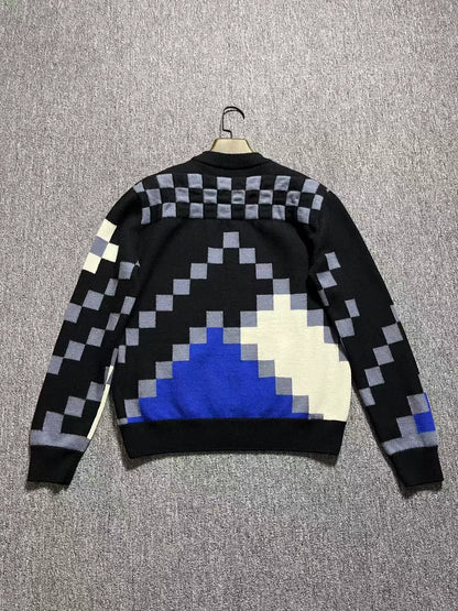 Louis Vuitton Mosaic Colorblock Wool Sweater