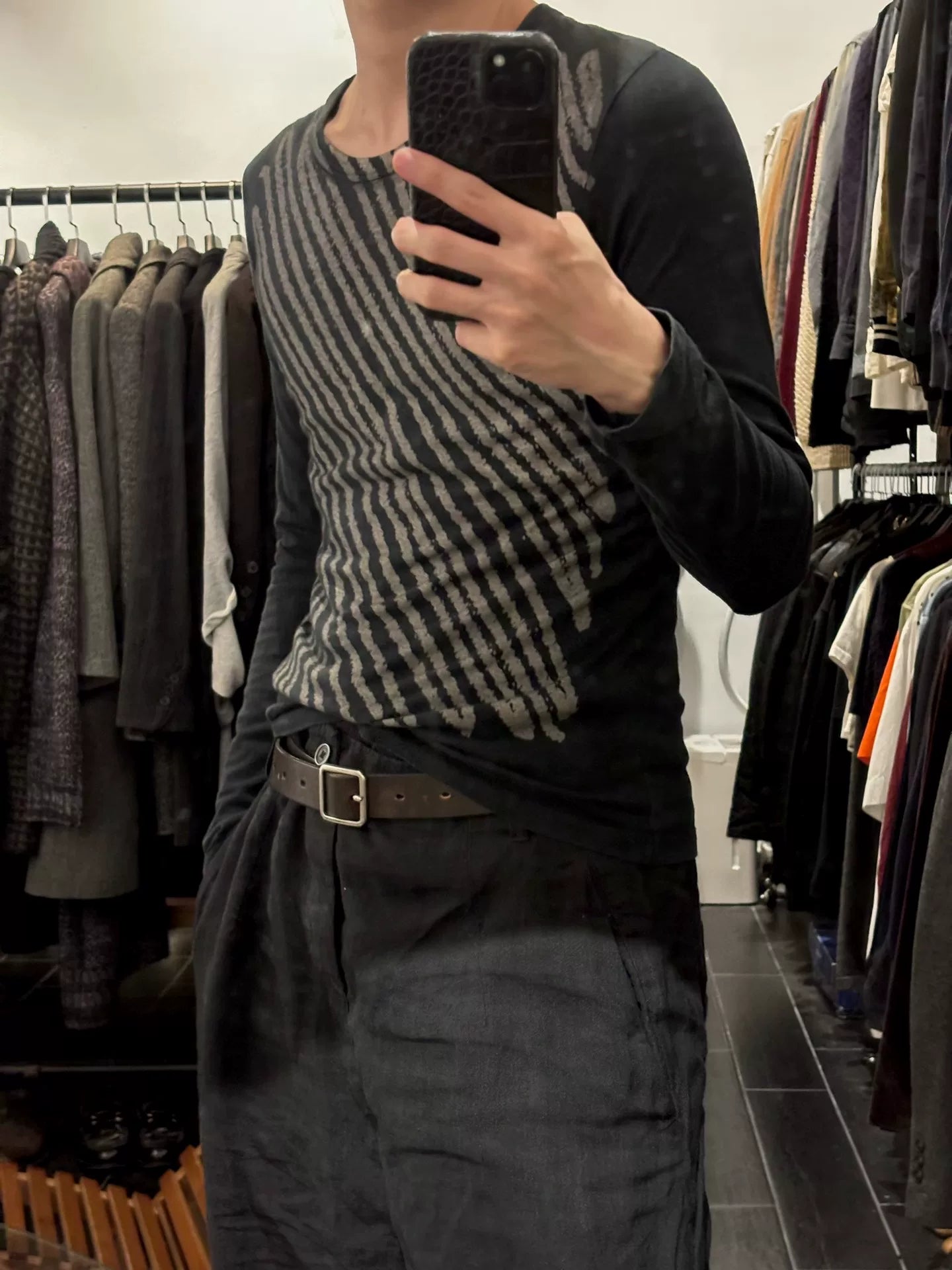 maison martin margiela 2007 graffiti t-shirt