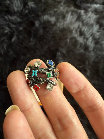 Louis Vuitton Floral Men's Ring Size L