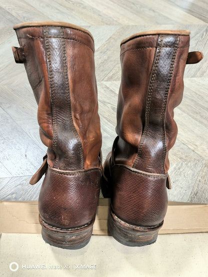 visvim mud dye engineer boots