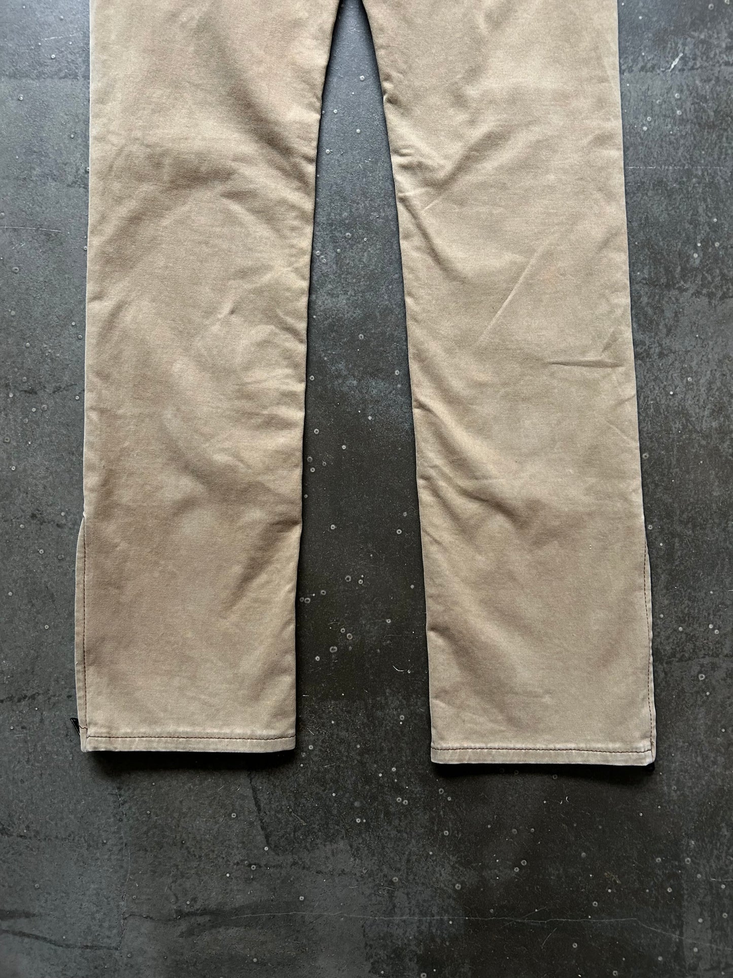 number nine skinny jeans with side zipper
