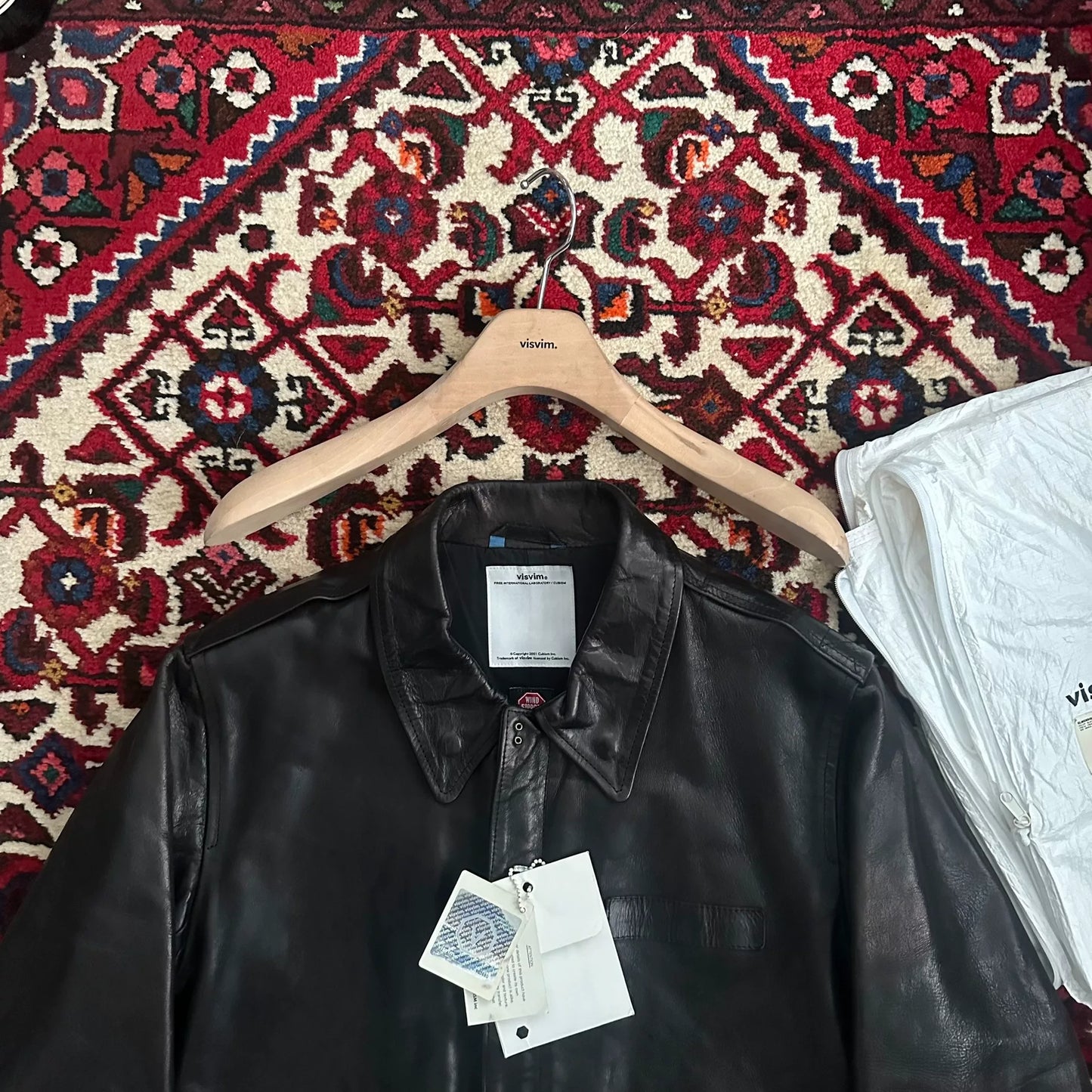 visvim elmendorf leather jacket size m