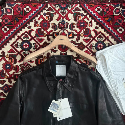 visvim elmendorf leather jacket size m