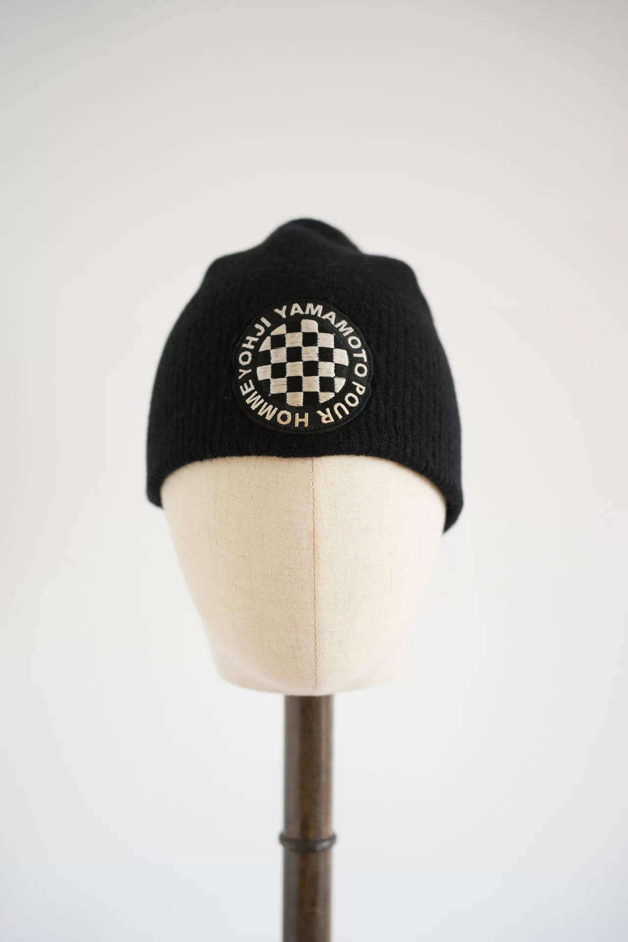 Yohji Yamamoto 04AW Check Knit Beanie