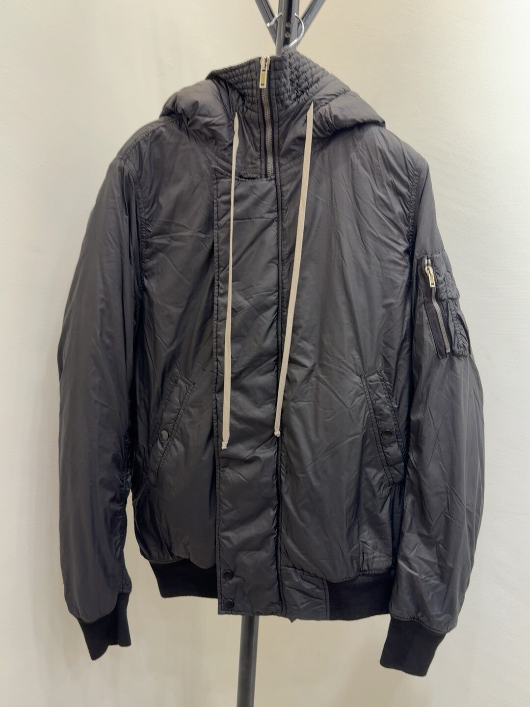 Rick Owens Drkshdw Black Bomber Jacket