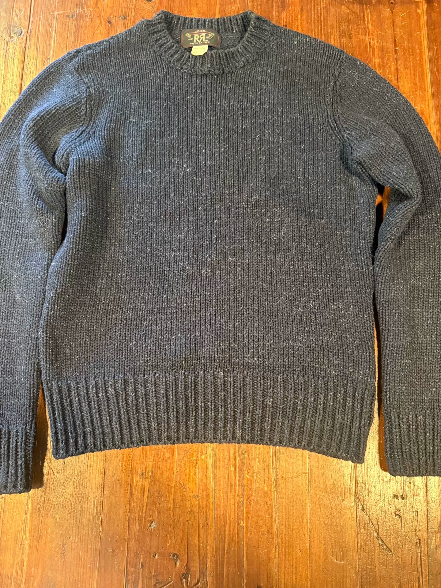 RRL Ralph Lauren Gray Crewneck Sweater