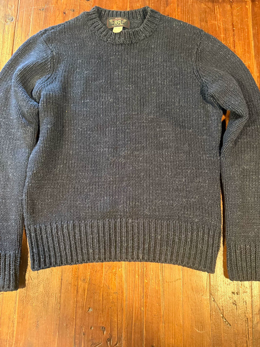 RRL Ralph Lauren Gray Crewneck Sweater