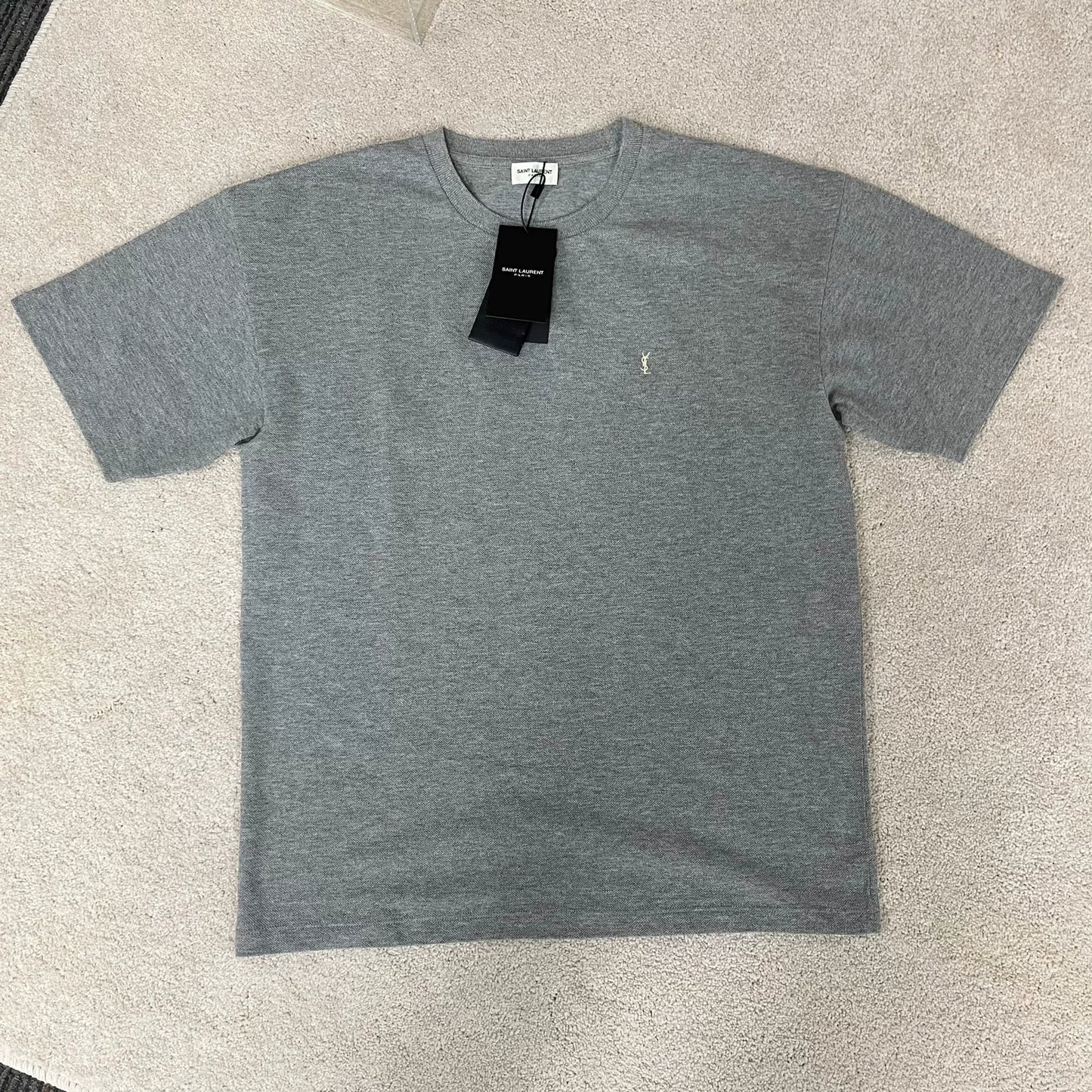 Saint Laurent YSL Solid Logo Short Sleeve