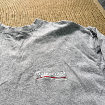 Balenciaga Gray Long Sleeve Shirt
