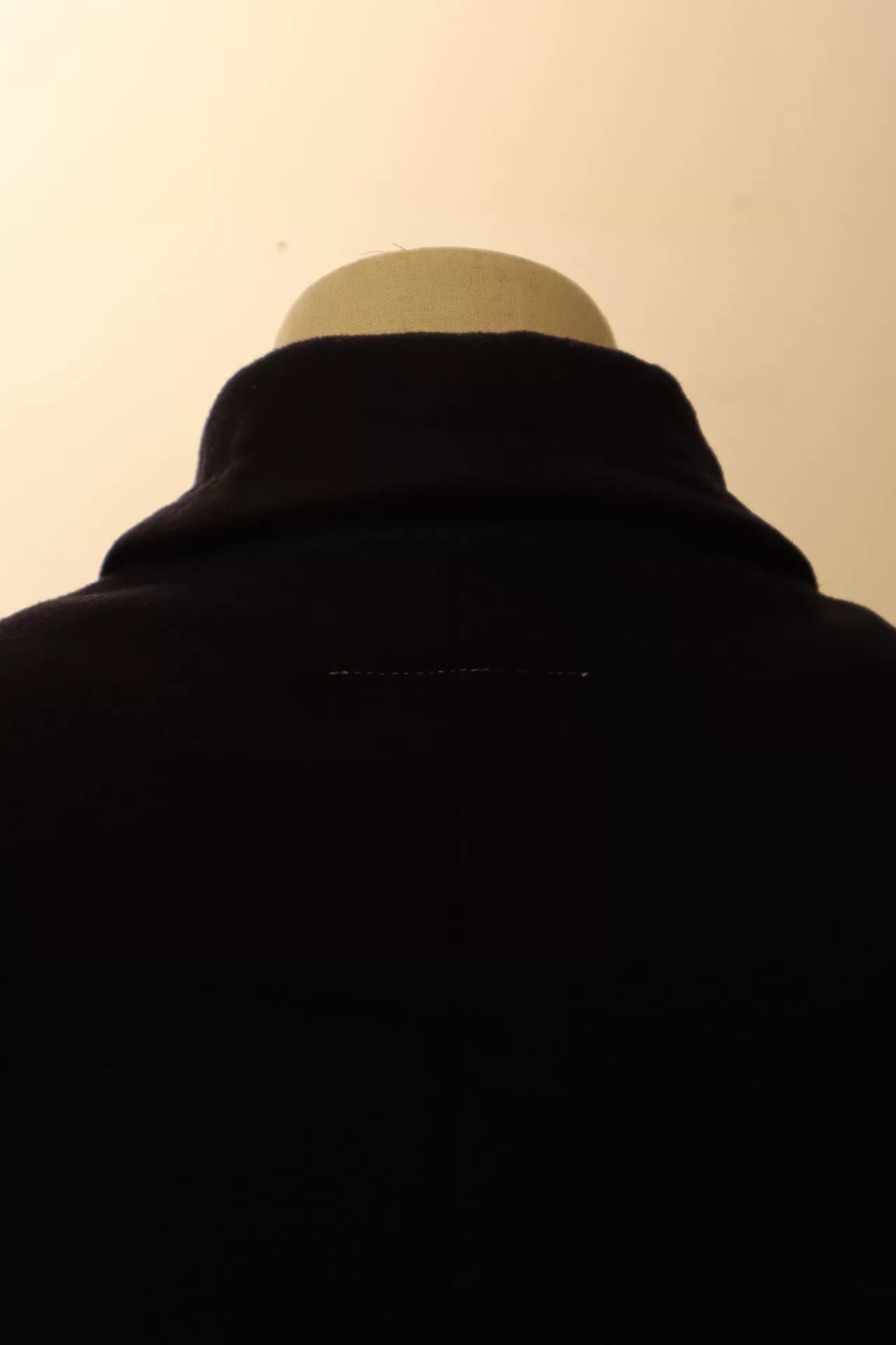 wool zippered administrative jacket by margiela