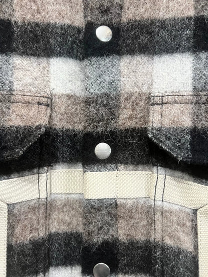 Rick Owens Larry Season Wool Check Jacket