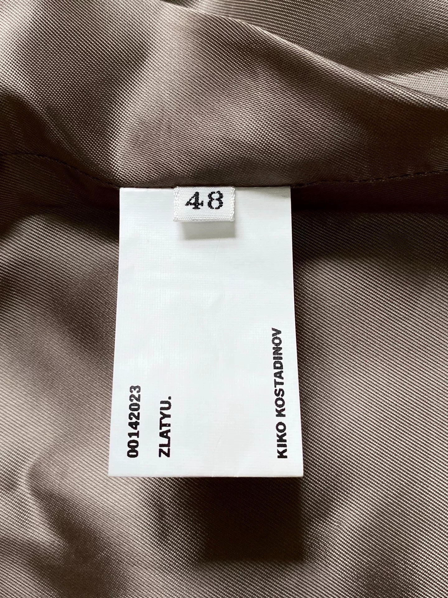 Kiko Kostadinov McNamara Brown Jacket