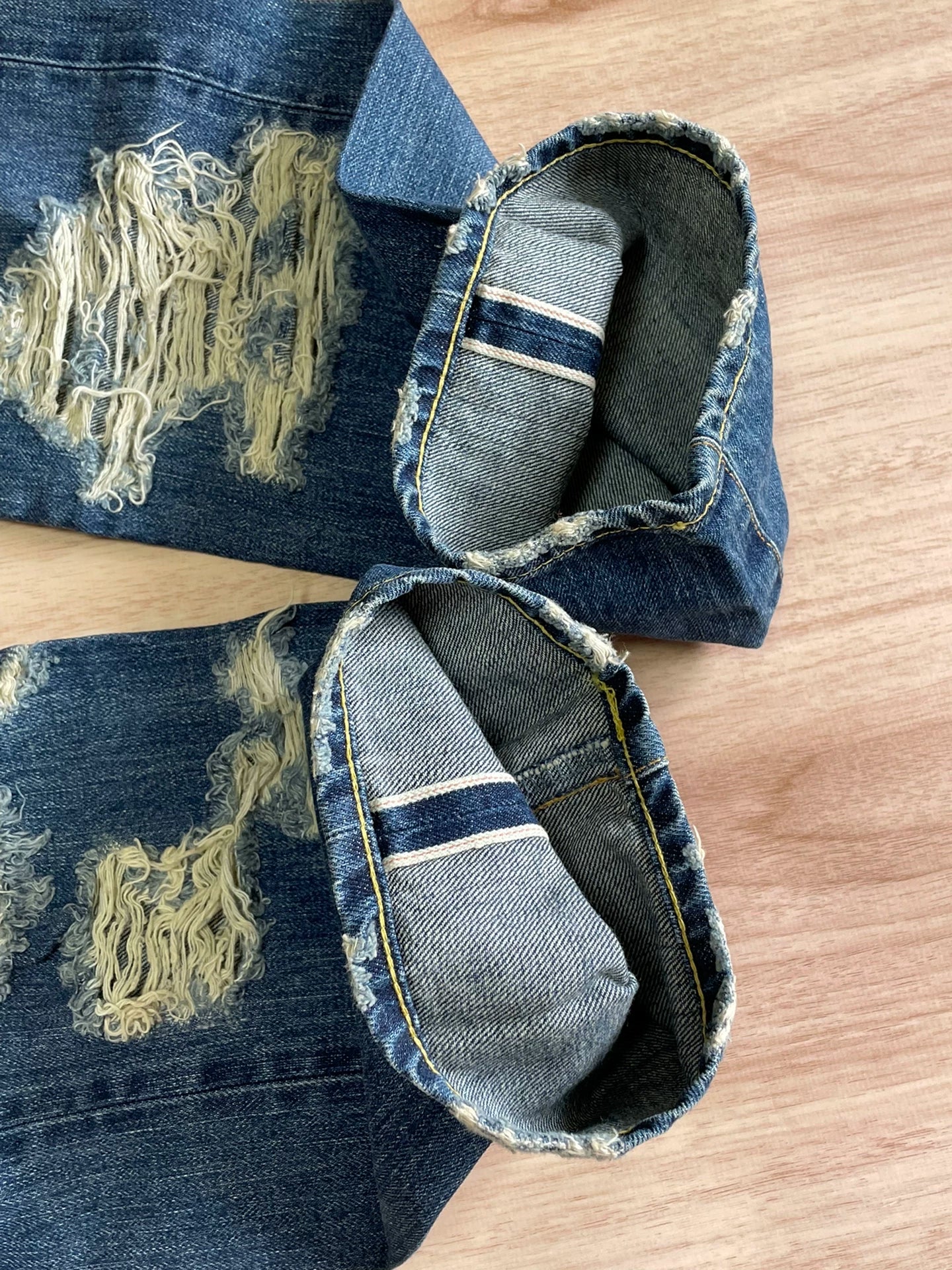 Vanquish Fragment Lightning Distressed Jeans