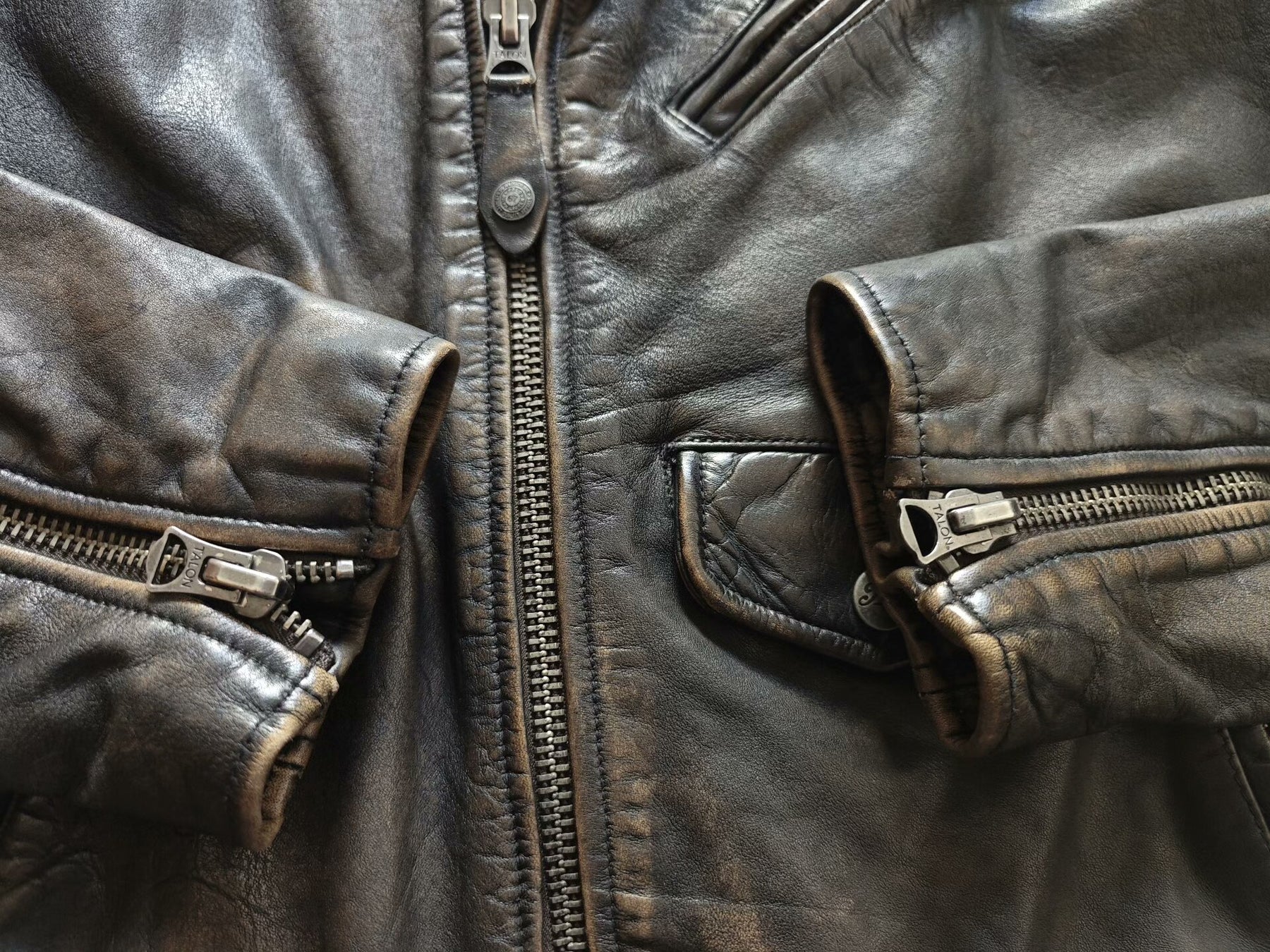 Polo Ralph Lauren Men's Motorcycle Leather Jacket