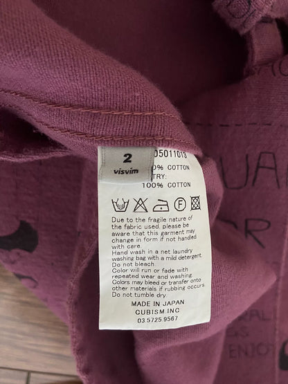 visvim lhamo shirt flannel printed jacket