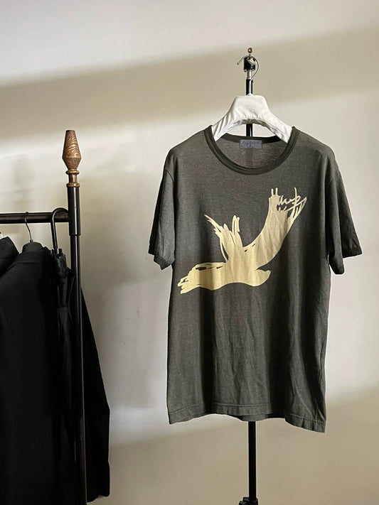 Yohji Yamamoto Raven Print T-Shirt
