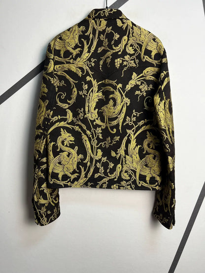 Saint Laurent SLP 2015 Runway Gold Dragon Jacket