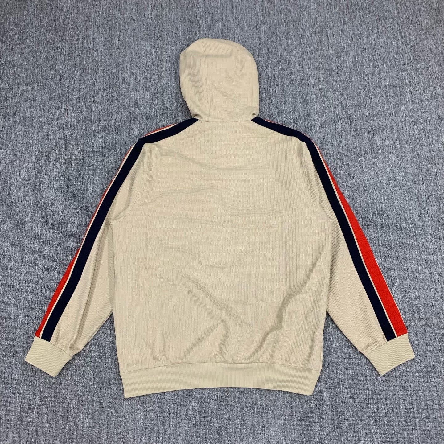 gucci khaki knit hoodie sweatshirt medium size
