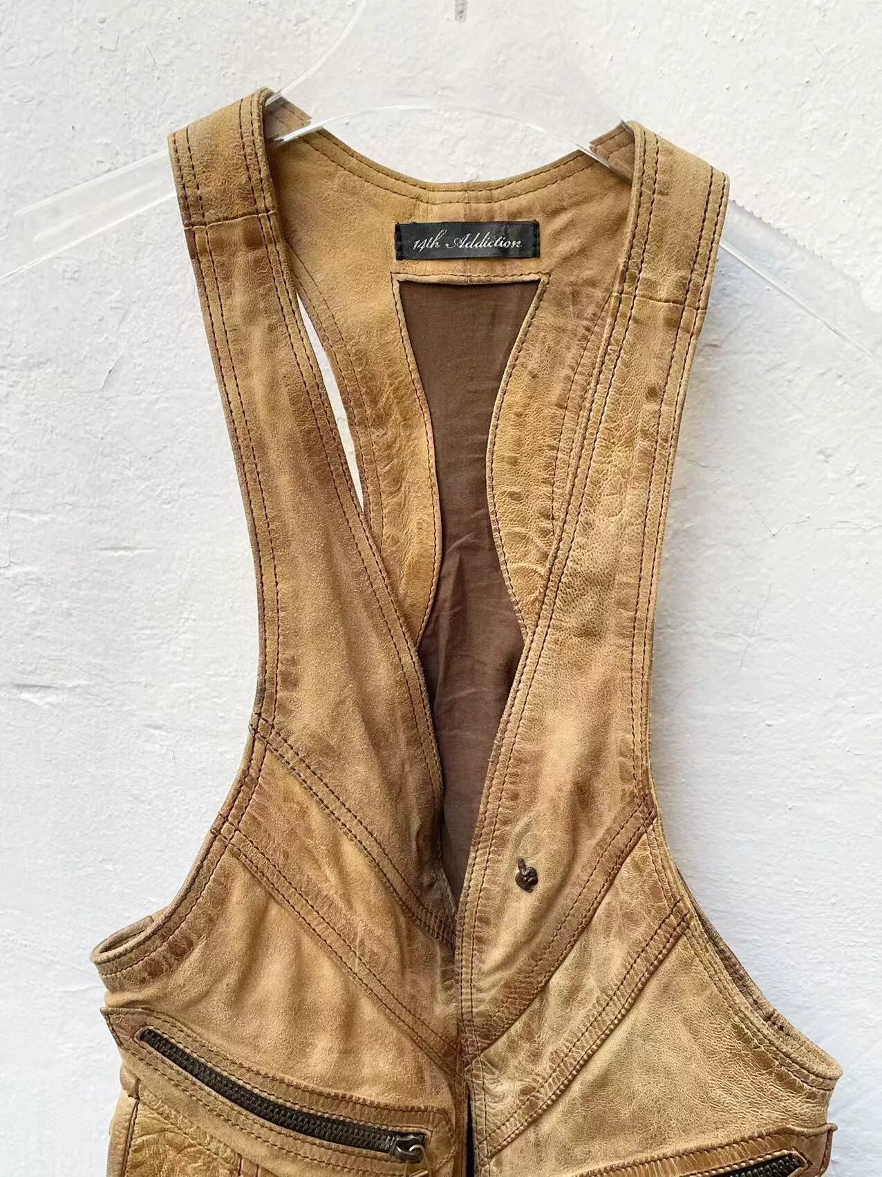 14th Addiction Leather Vest