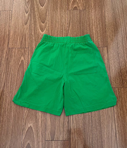 Bottega Veneta Green Wide-Leg Shorts
