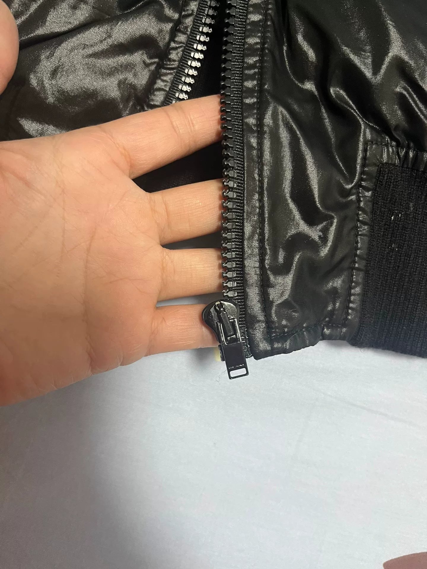 Saint Laurent Black Shiny Jacket