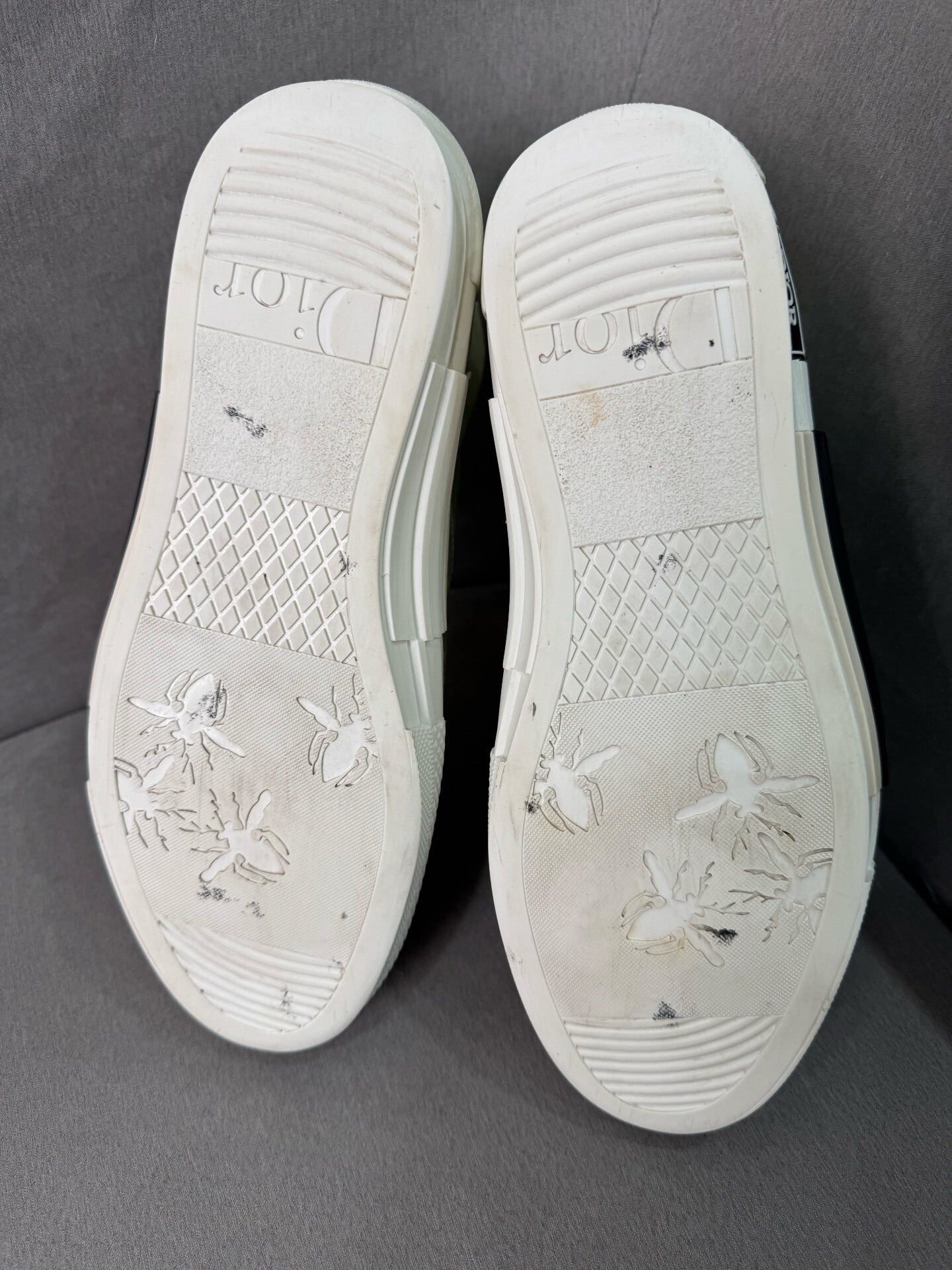 dior b23 stussy high-top sneakers size 42