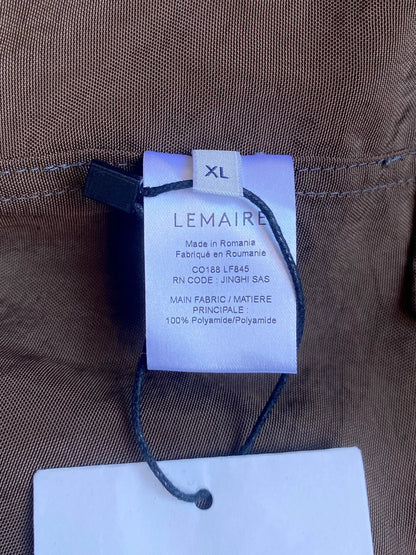 brown belted trench coat with military silhouette