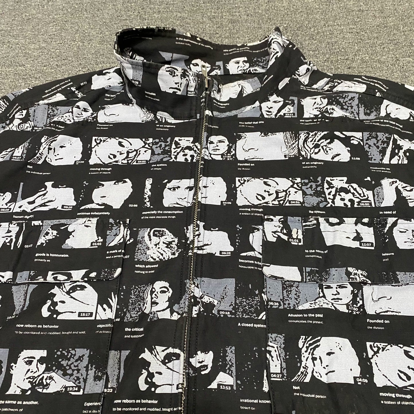 CAVEMPT All-Over Face Print Jacket