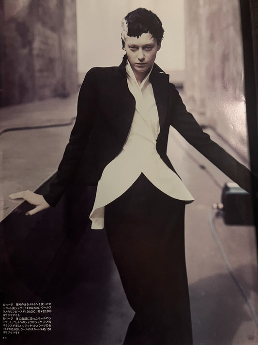 Yohji Yamamoto 2004AW Asymmetric Collar Coat