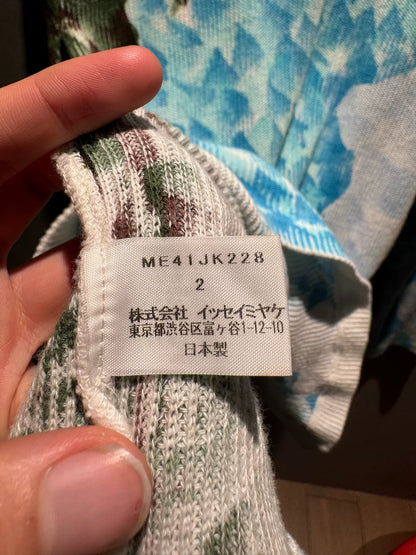 issey miyake long sleeve mountain water painting