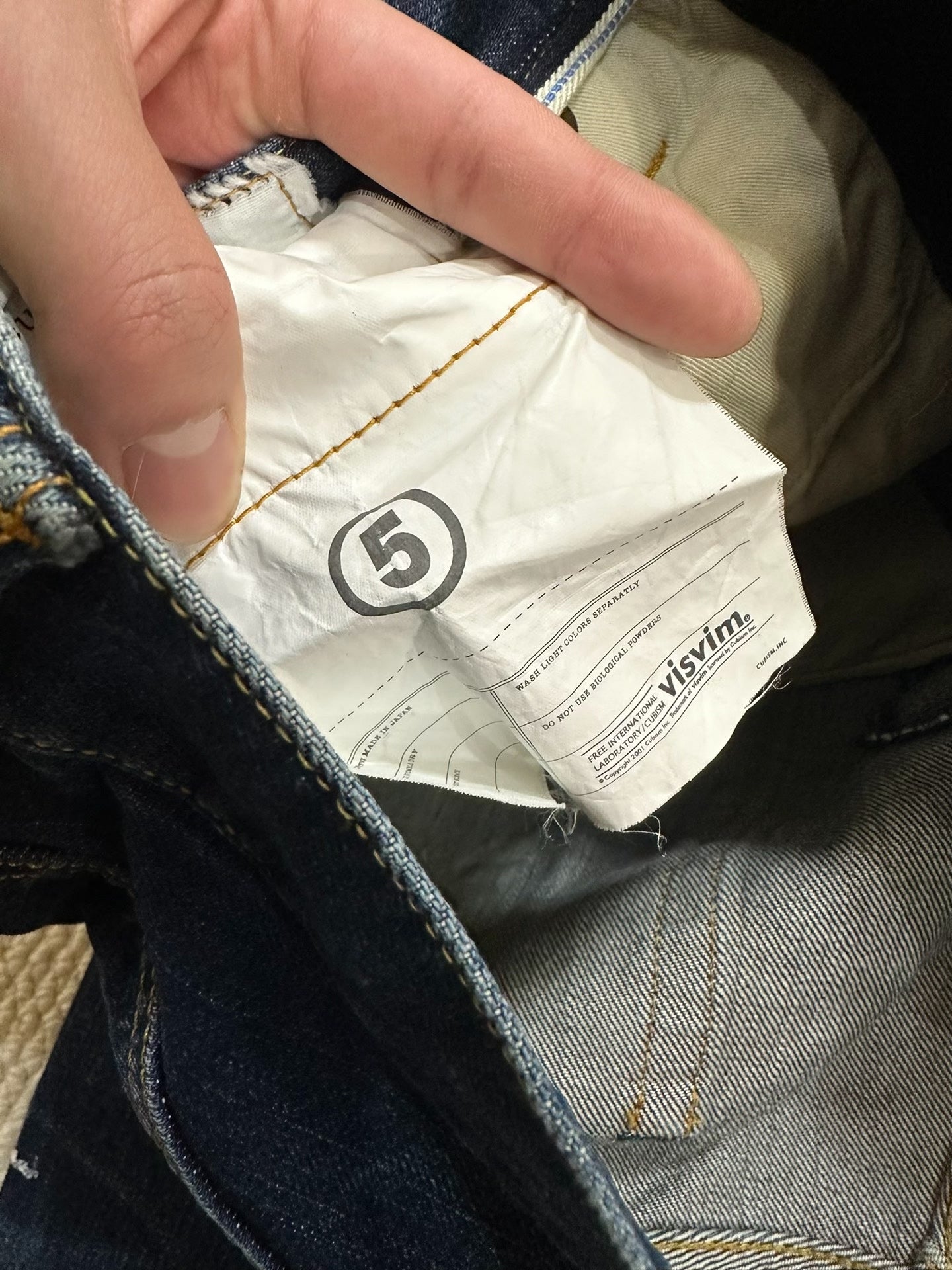 visvim ict dry 20 jeans